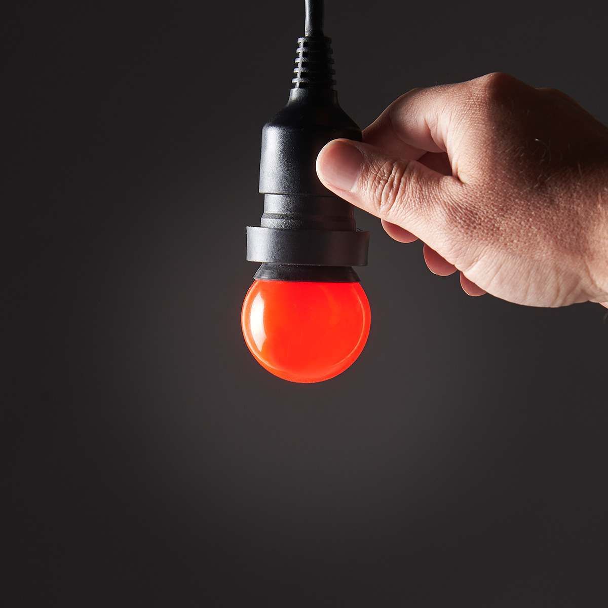 B22 Red LED Festoon Bulb image 2