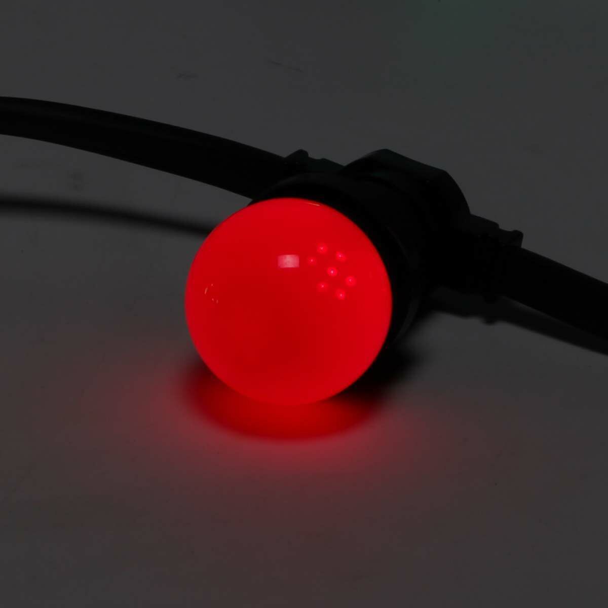 B22 Red LED Festoon Bulb image 3