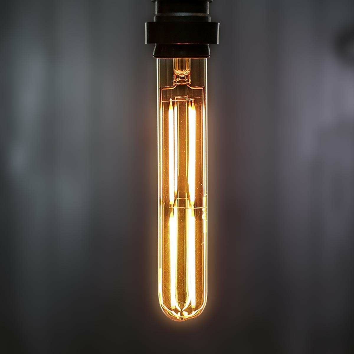 4W E27 Dimmable Vintage Tinted Tubular Filament Style, Warm White LED Bulb image 6