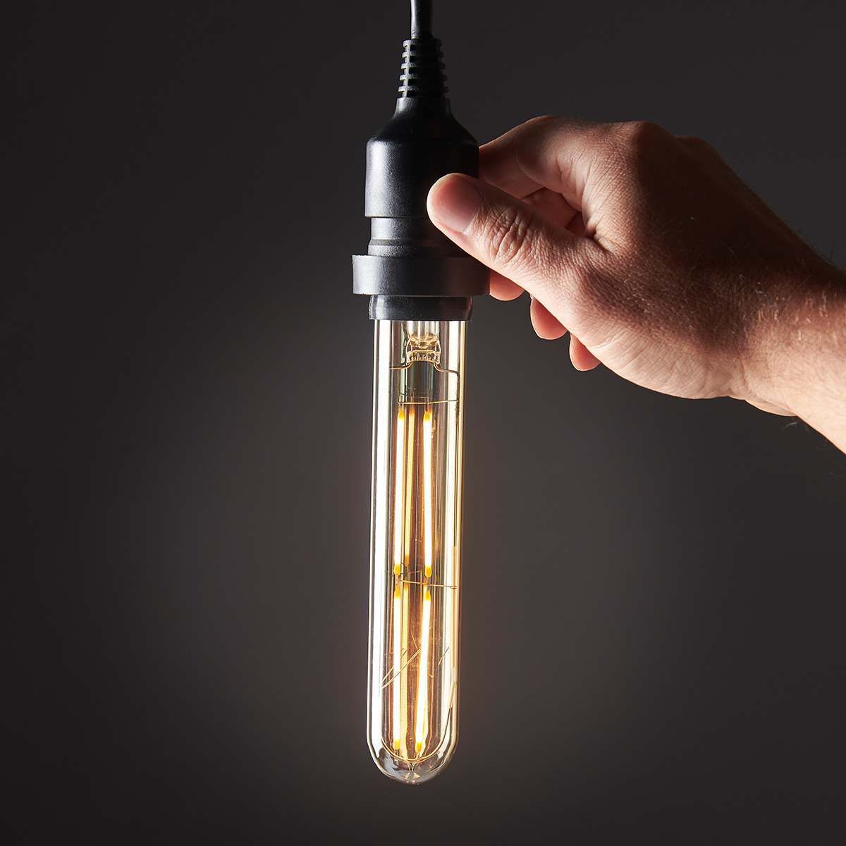 4W E27 Dimmable Vintage Tinted Tubular Filament Style, Warm White LED Bulb image 1