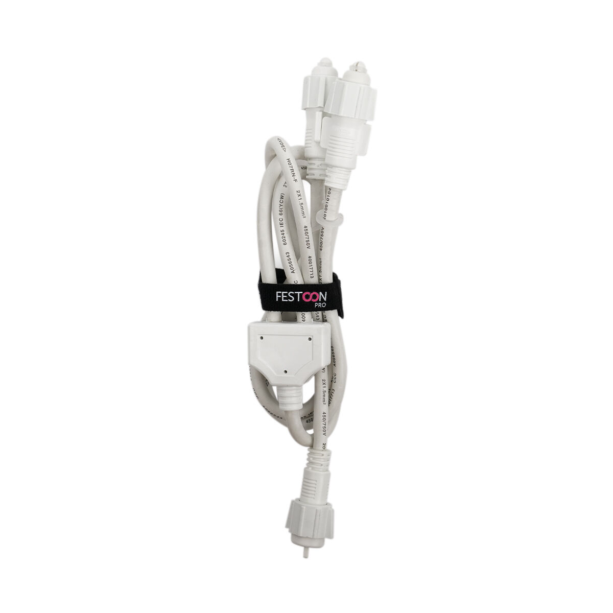 FestoonPro White Connectable Y Cord image 1