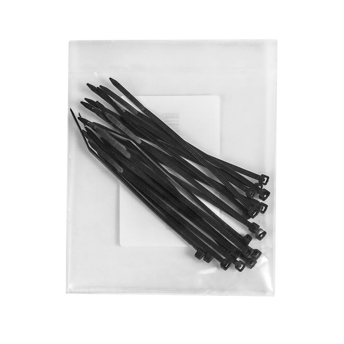100mm x 2.5mm Black Cable Ties, 20pcs image 3