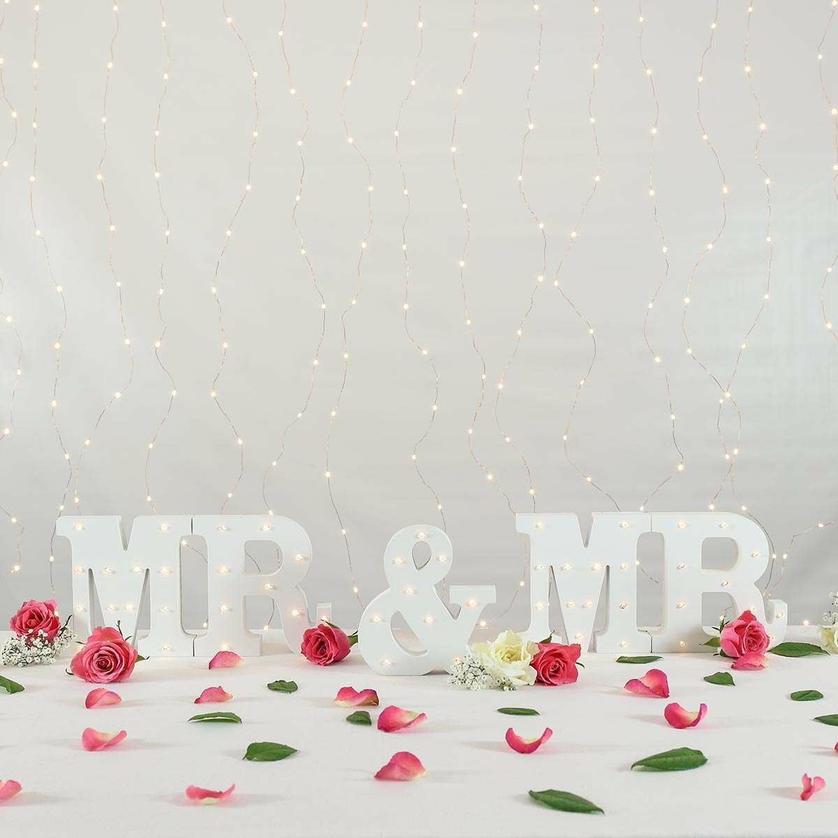 Mr & Mr Battery Light Up Circus Letters, Warm White LEDs image 2