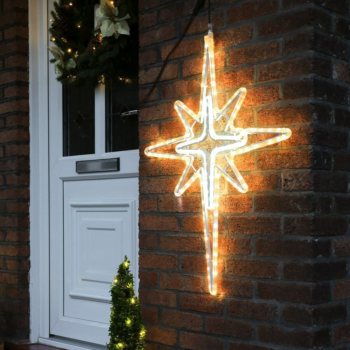 ConnectPro® Aluminium Outdoor Rope Light Christmas North Star Motif, Twinkle LEDs image 8