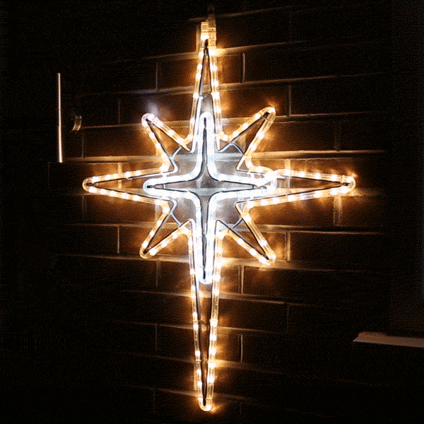 ConnectPro® Aluminium Outdoor Rope Light Christmas North Star Motif, Twinkle LEDs image 6