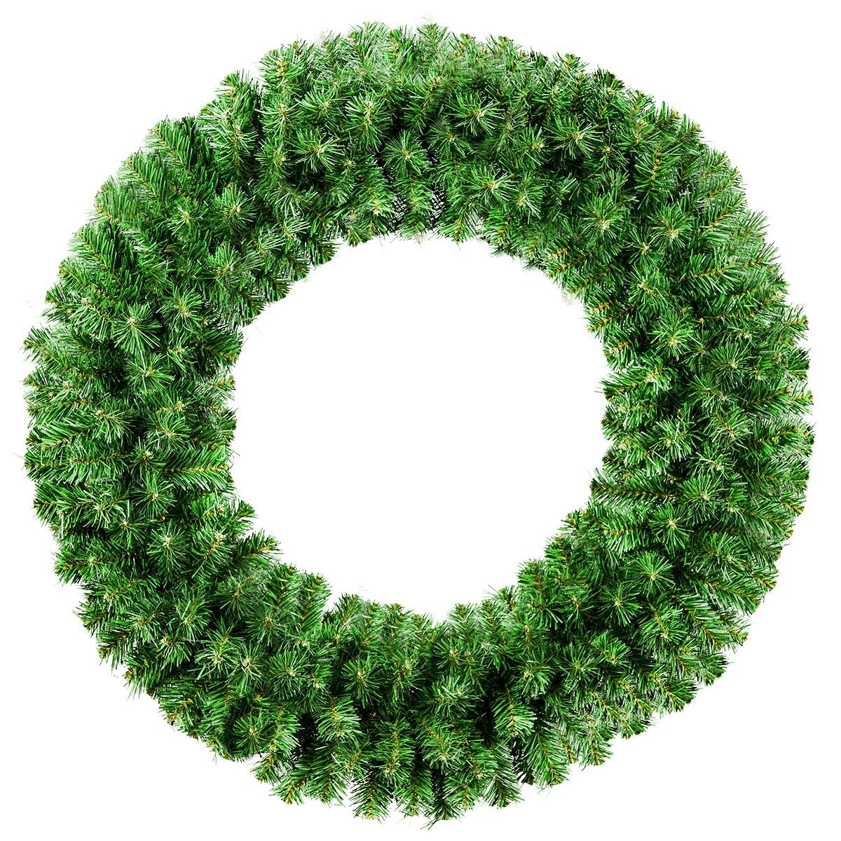 1.2m Outdoor Green Commercial Christmas Wreath image 4