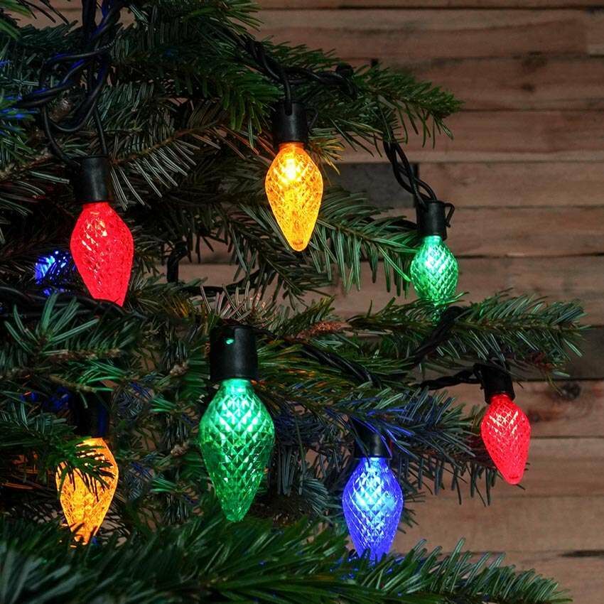 Large outdoor pinecone Christmas lights