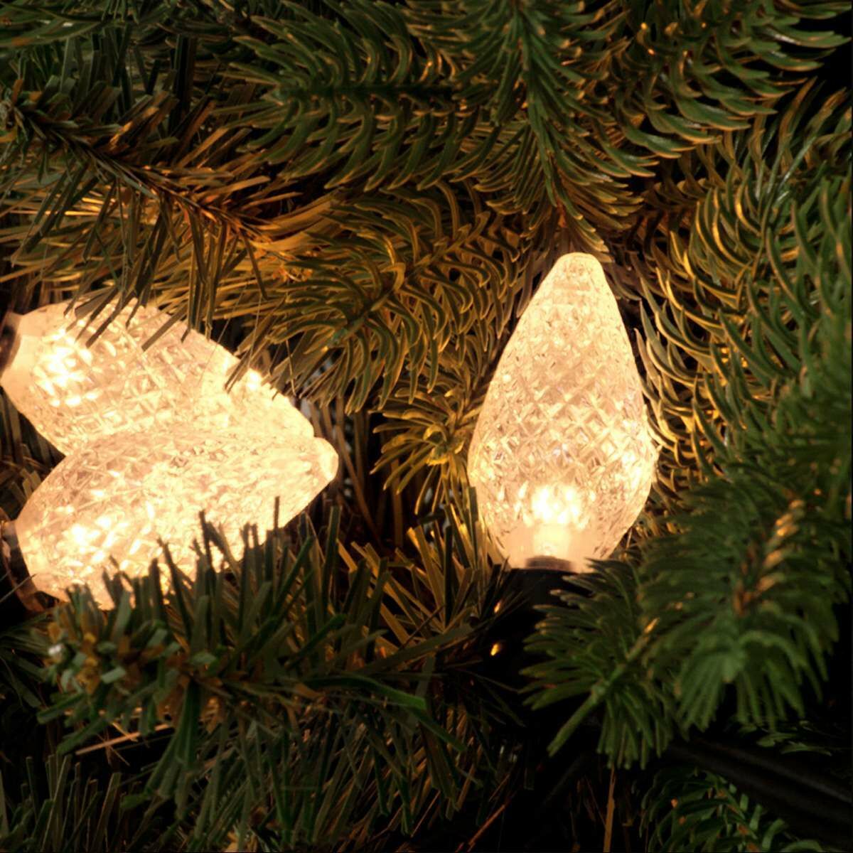 10m Warm White Large Pinecone Connectable String Lights, 50 LEDs image 3