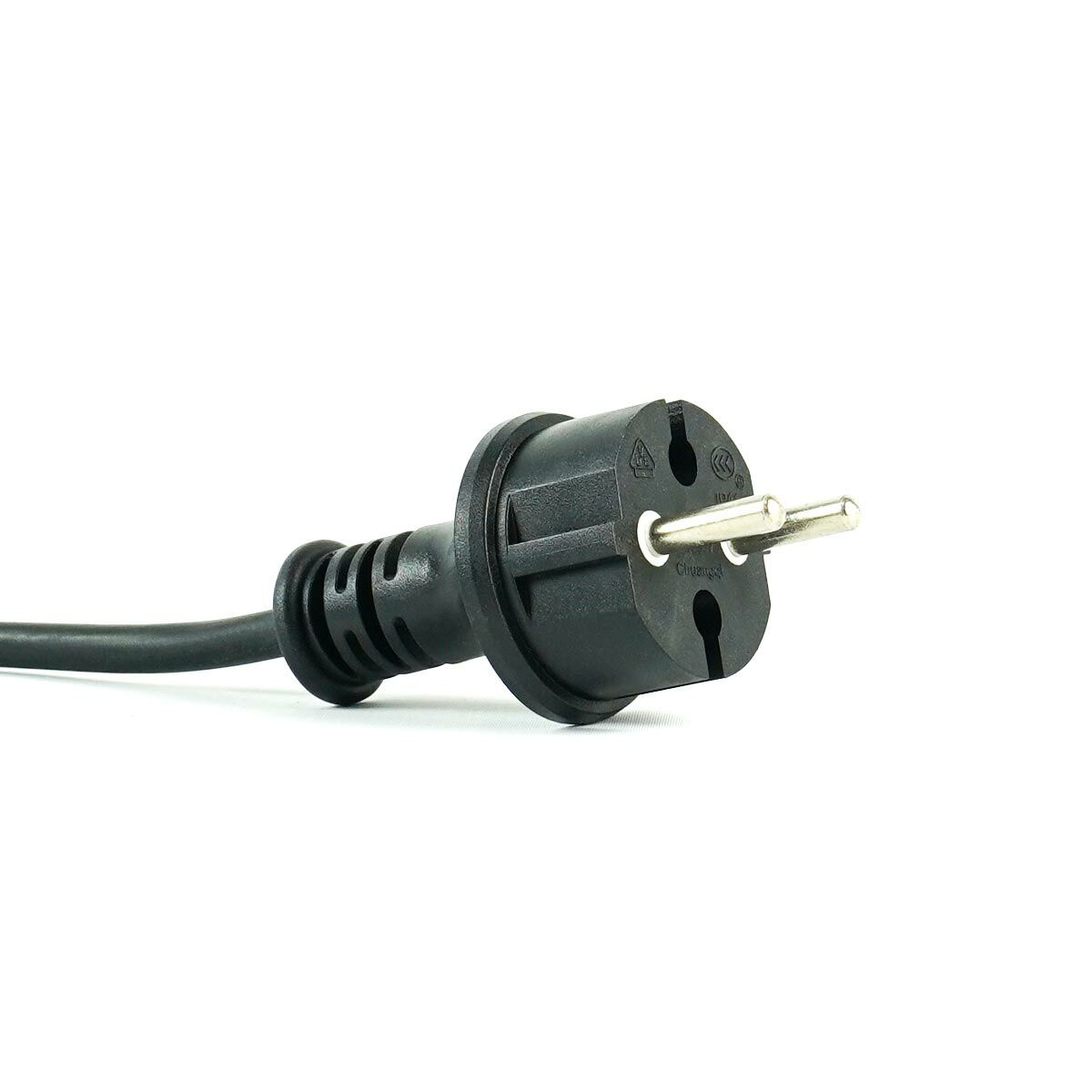 2m Black Starter Cable with EU Plug - Powers up to 7600 LEDs image 2