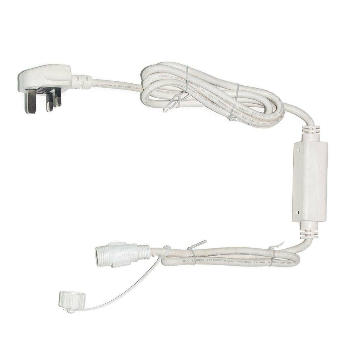 ConnectPro 2m White Starter Cable - Powers up to 7600 LEDs image 1