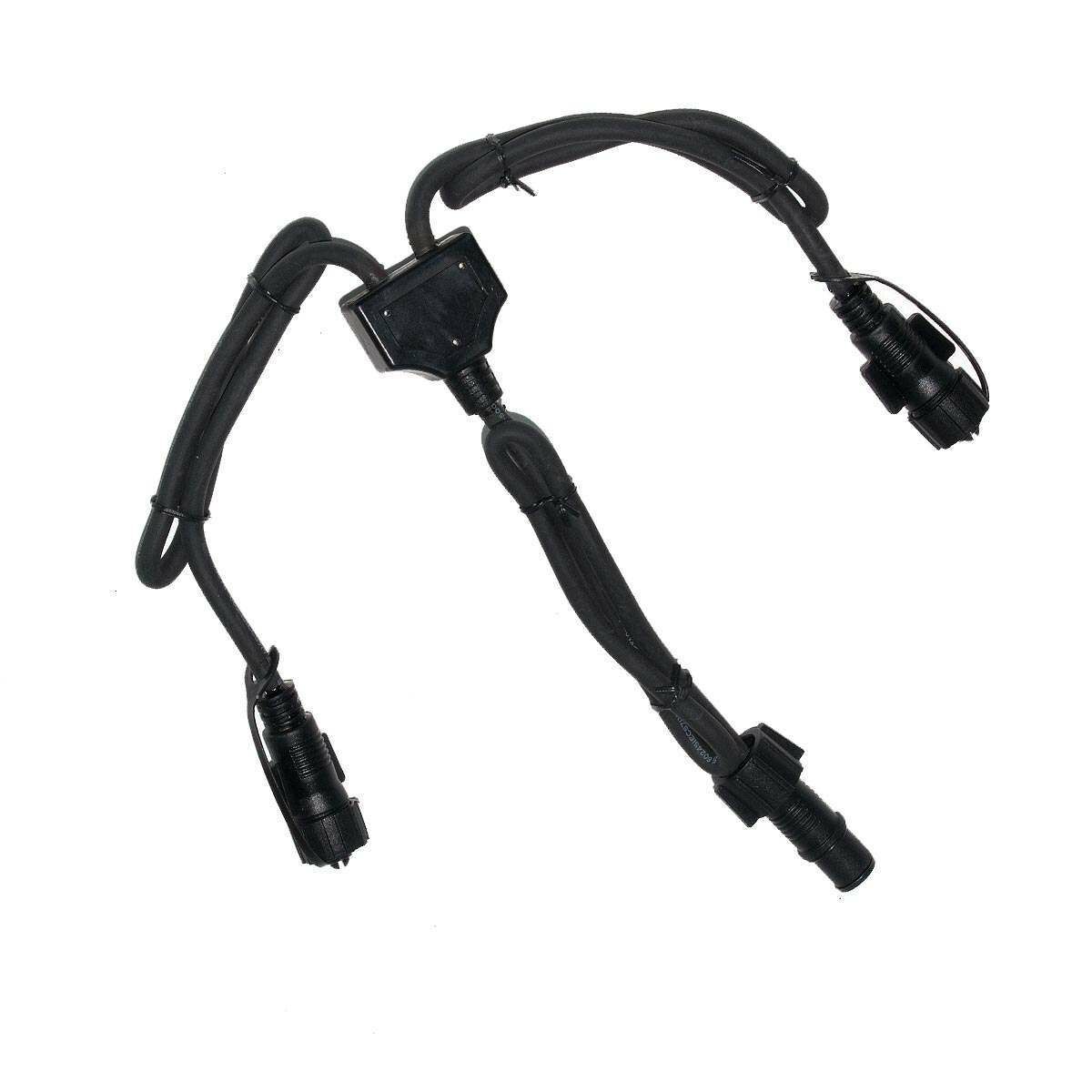 ConnectPro® Y Cord Connector, Connectable, Black or White image 1