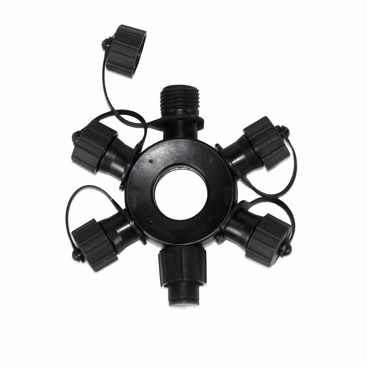 ConnectPro® 5 Port Ring Connector, Connectable, Black or White image 1