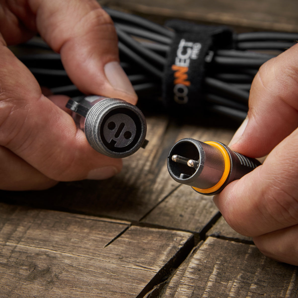Connectable Festoon Lights with Frosted Bulbs on Black Rubber Cable image 7