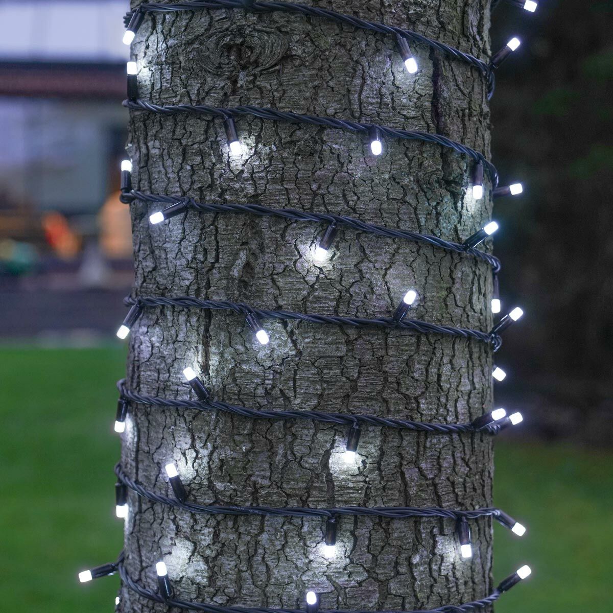 10m Outdoor String Lights, 80 Colour Select LEDs, Black Rubber Cable image 9