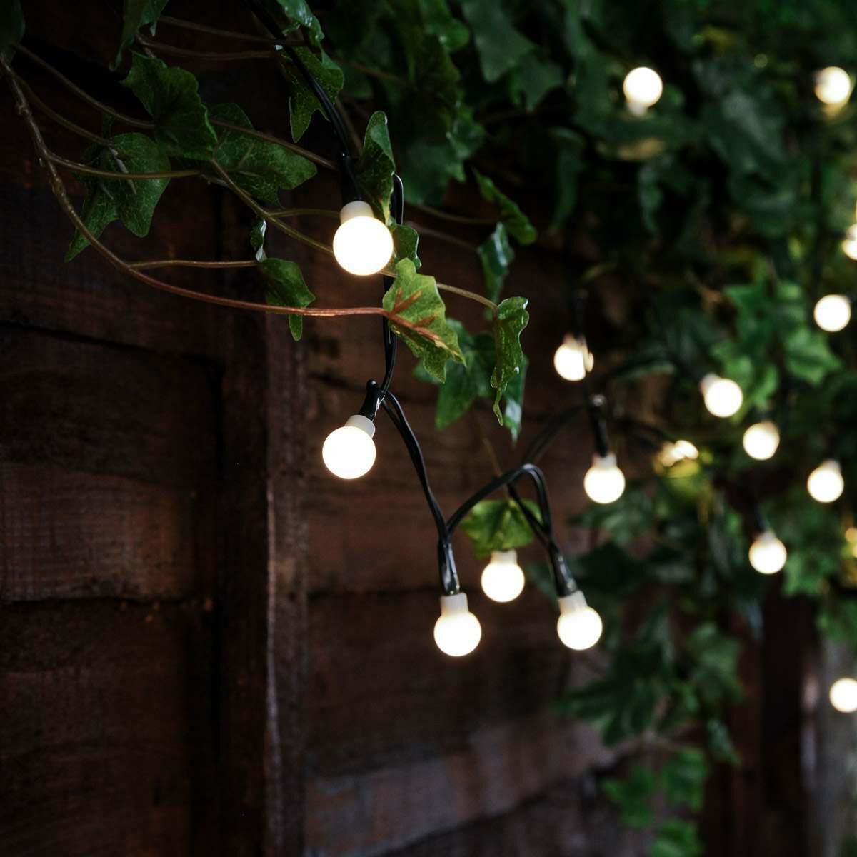 5m Indoor & Outdoor Battery Berry Fairy Lights, Warm White LEDs, Green Cable image 6