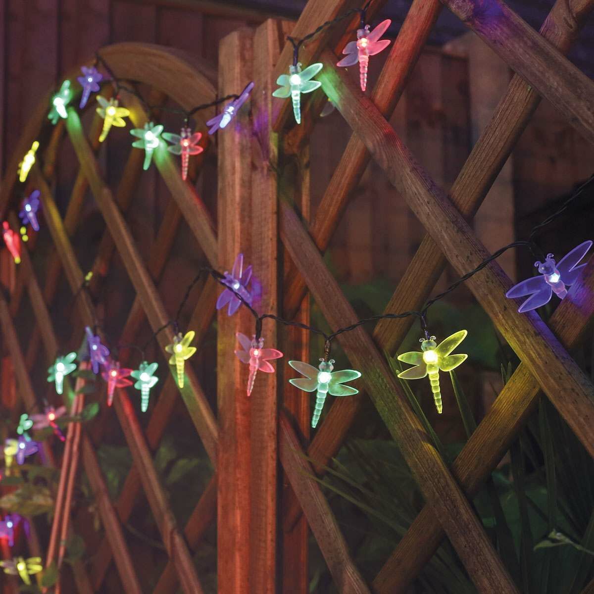 Solar Powered Multi Function LED Dragonfly Fairy Lights image 7