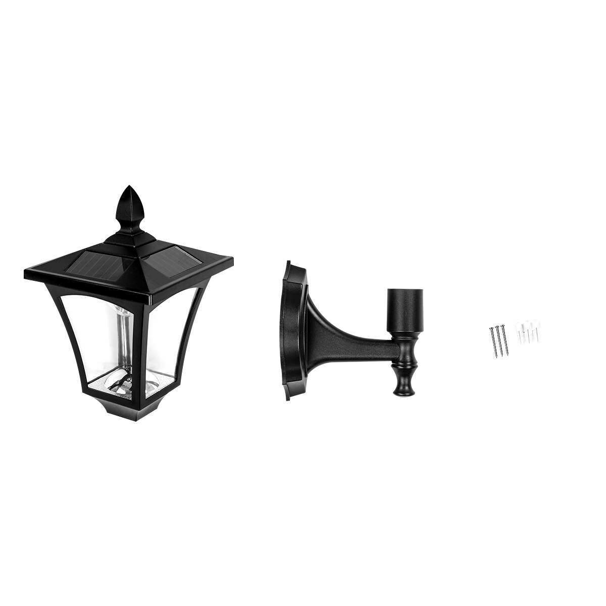 Outdoor Solar Security Wall Light, 34cm image 5