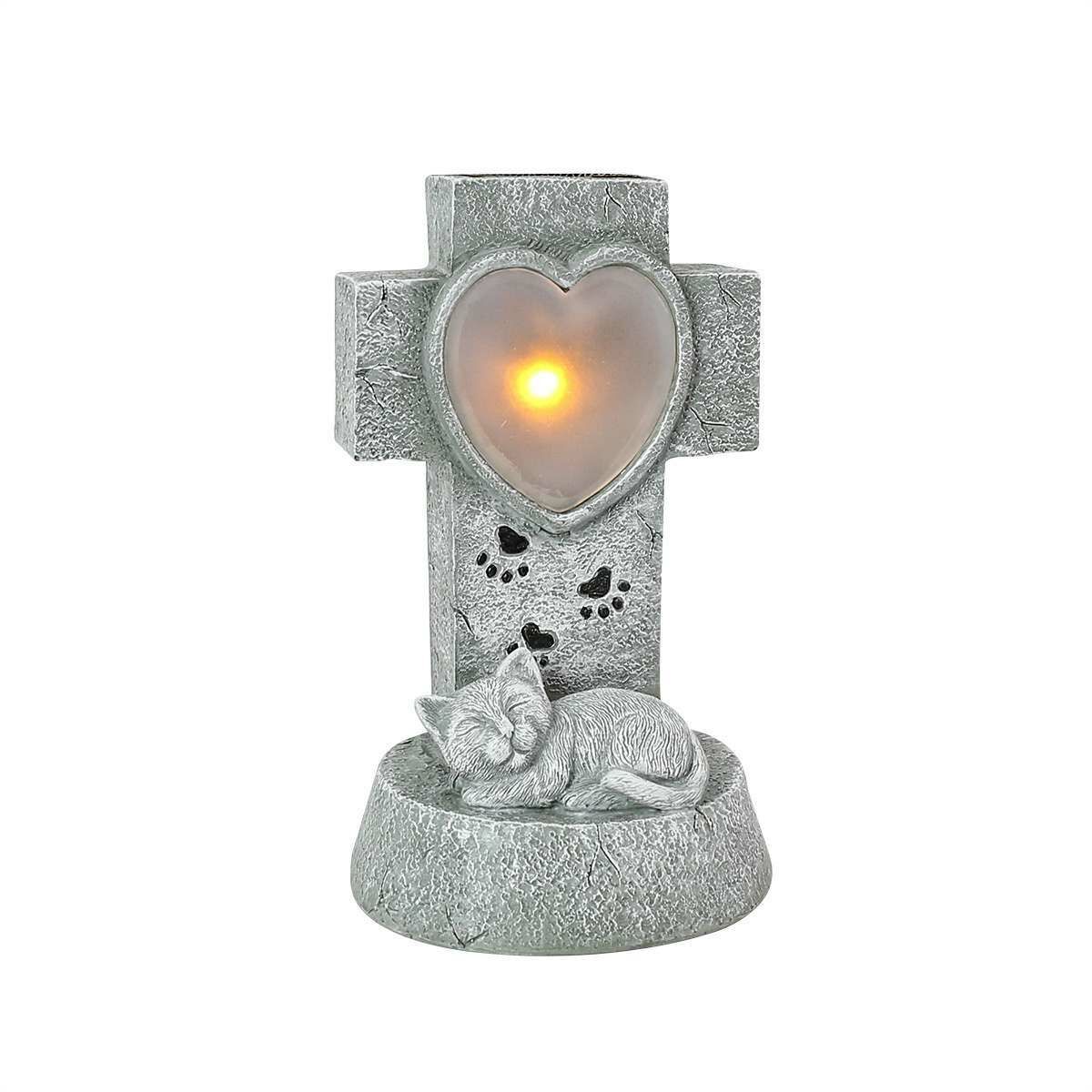 Solar Cat Memorial Light, 21cm image 3