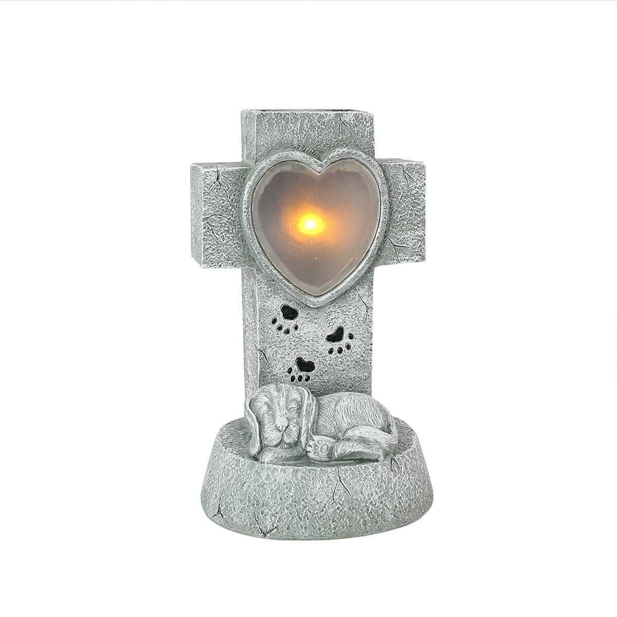Solar Cat and Dog Memorial Light, 2 Pack image 1