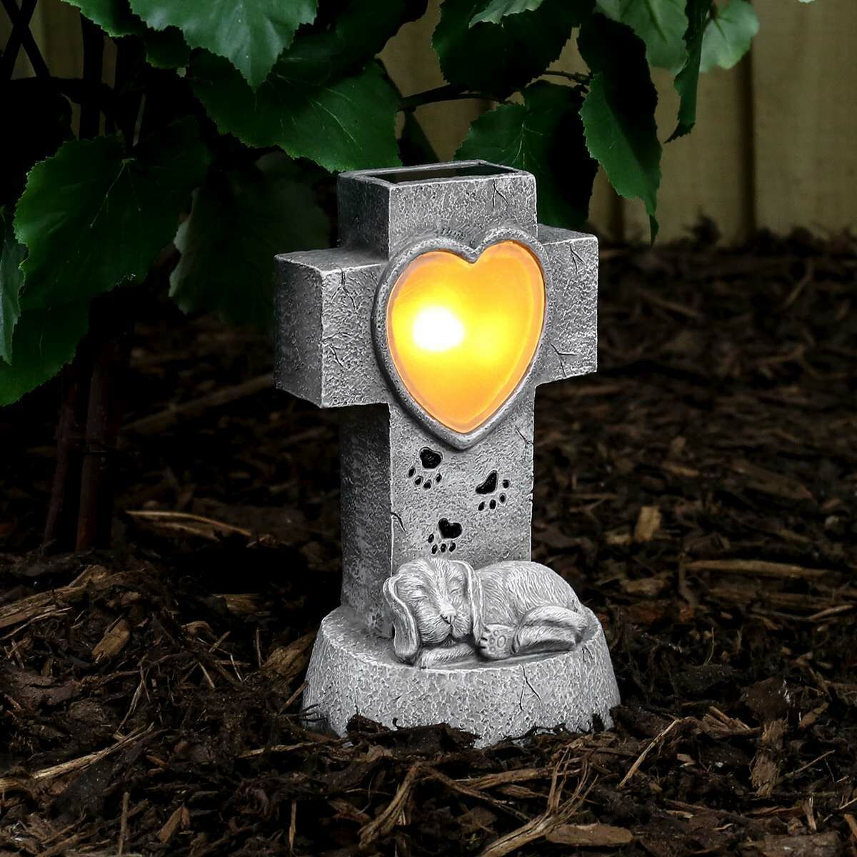 Solar Cat and Dog Memorial Light, 2 Pack image 2