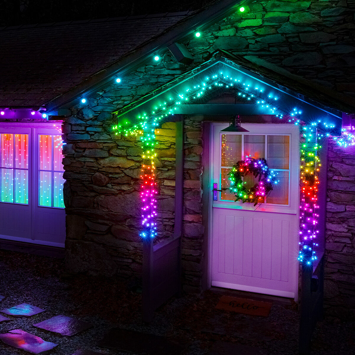 6m Smart App Controlled Twinkly Christmas Cluster Lights - Gen II image 1