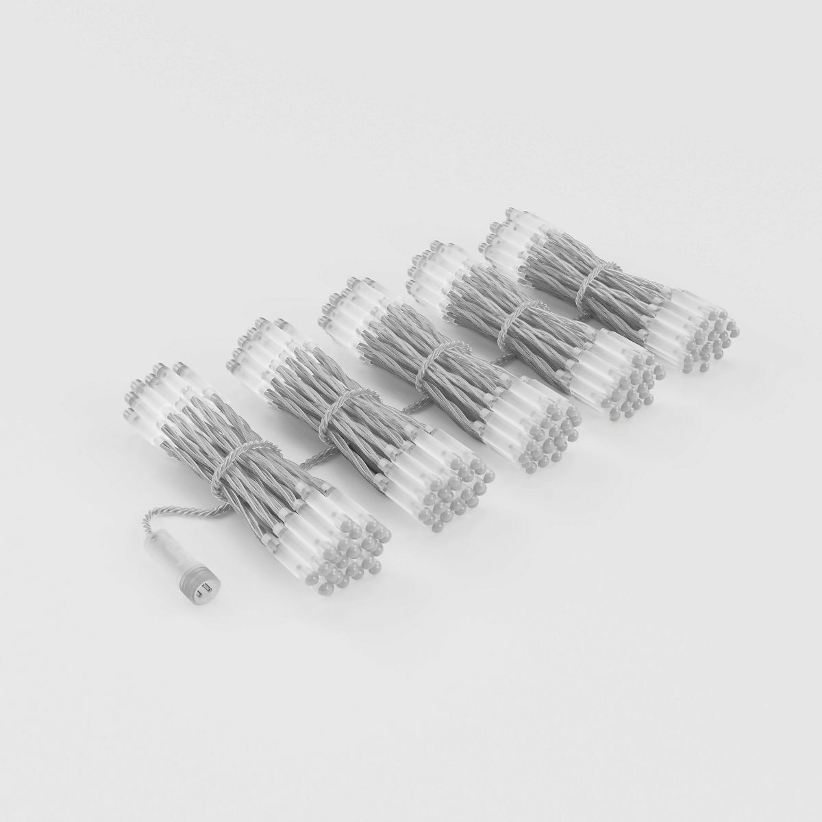 Twinkly Pro 250 RGBW LED 0.5m x 4m Curtain Lights, Transparent Cable image 2