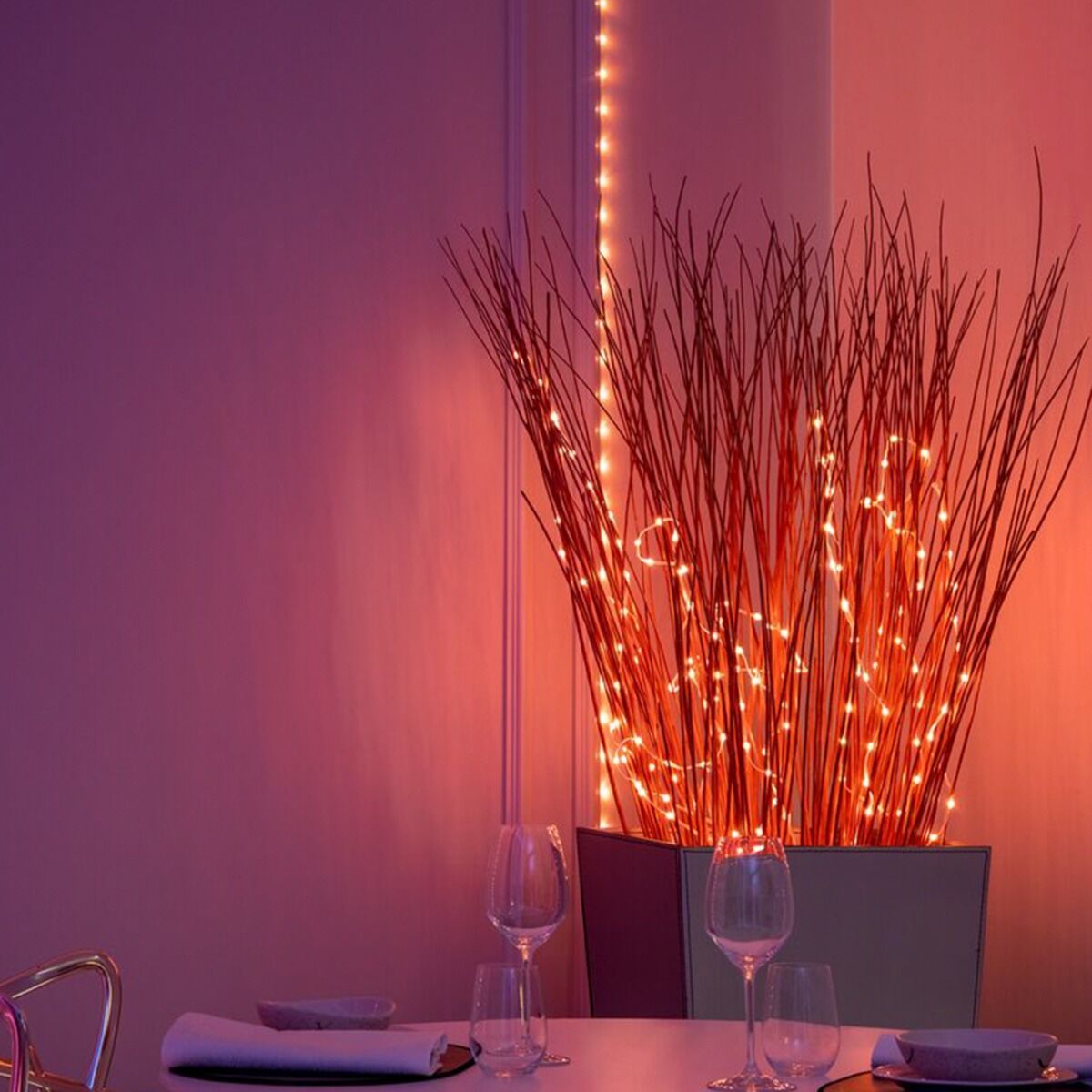 3m Smart App Controlled Twinkly Dot Lights, Black Cable - Gen II image 6