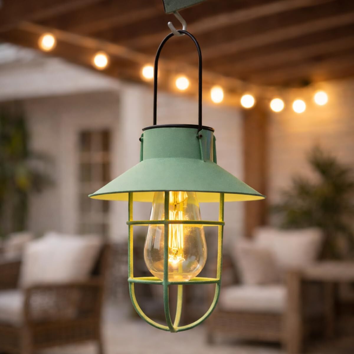 Fisherman Solar Hanging Lantern Filament Effect 21cm image 4