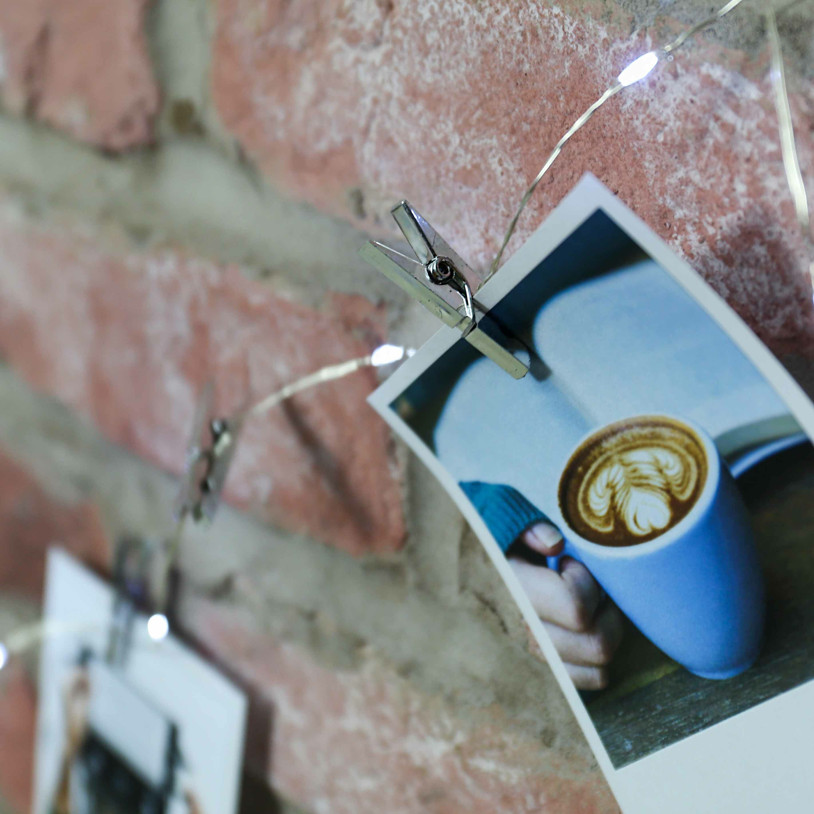 2m Battery Silver Firefly Wire Peg Fairy Lights image 7