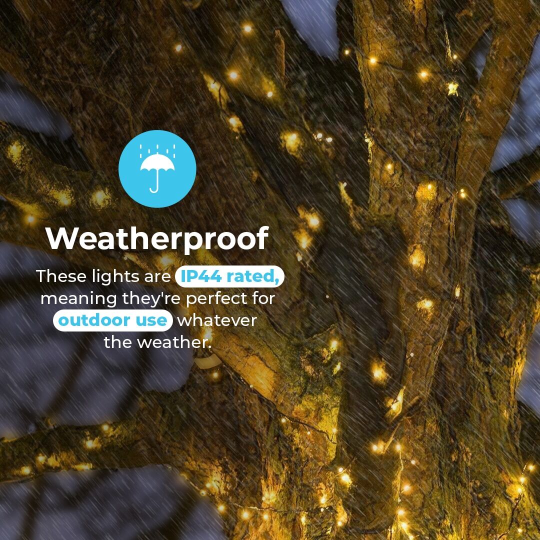 5m Purple Fairy Lights, Connectable, 50 LEDs, Dark Green Cable image 5