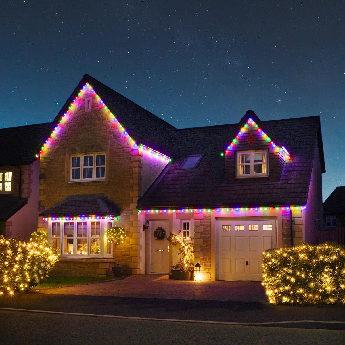 5m ConnectGo® Connectable C9 Pinecone Outdoor String Lights image 2