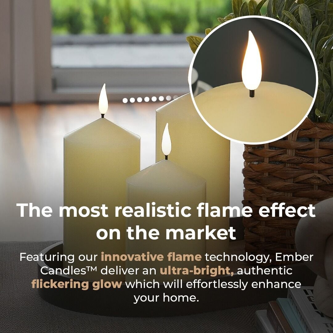 Ember™ LED Chapel Candle 12.5cm image 4