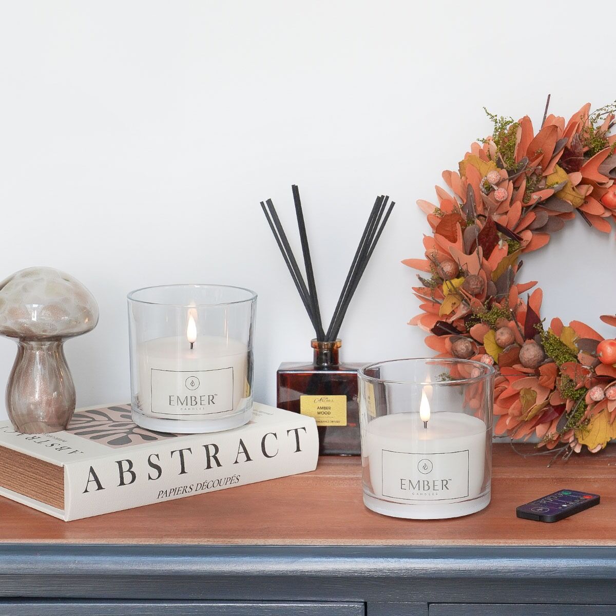 Ember™ Glass Jar LED Candle 12cm image 6