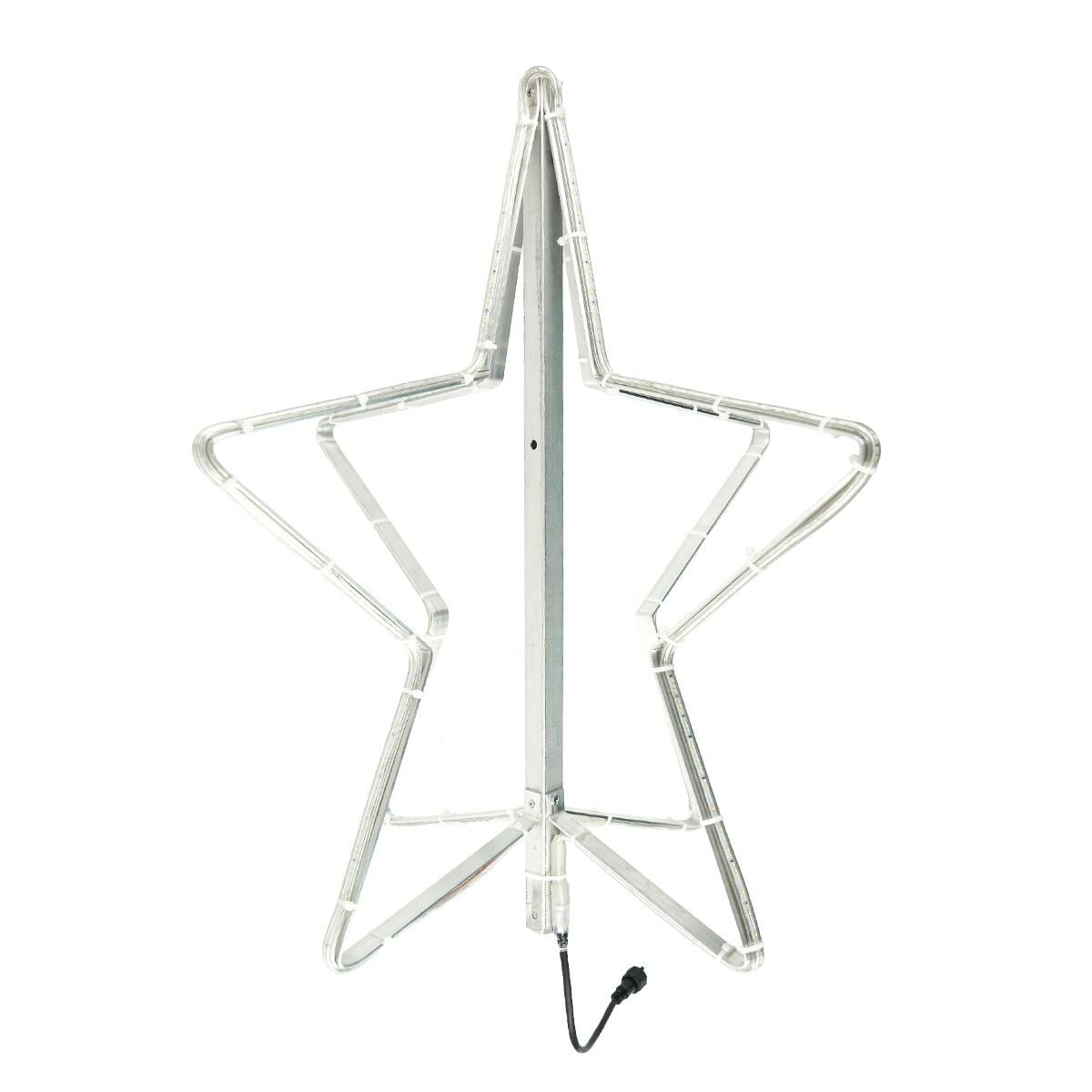 ConnectPro® 70cm White LED Connectable Outdoor 3D Star Tree Topper image 4