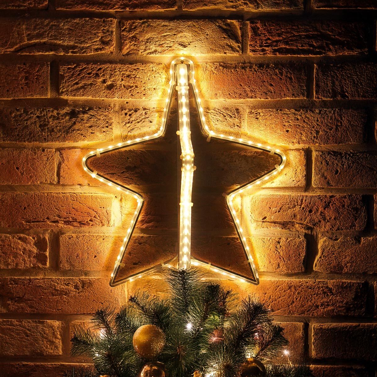 ConnectPro® 40cm Warm White Star Light Outdoor Silhouette image 1