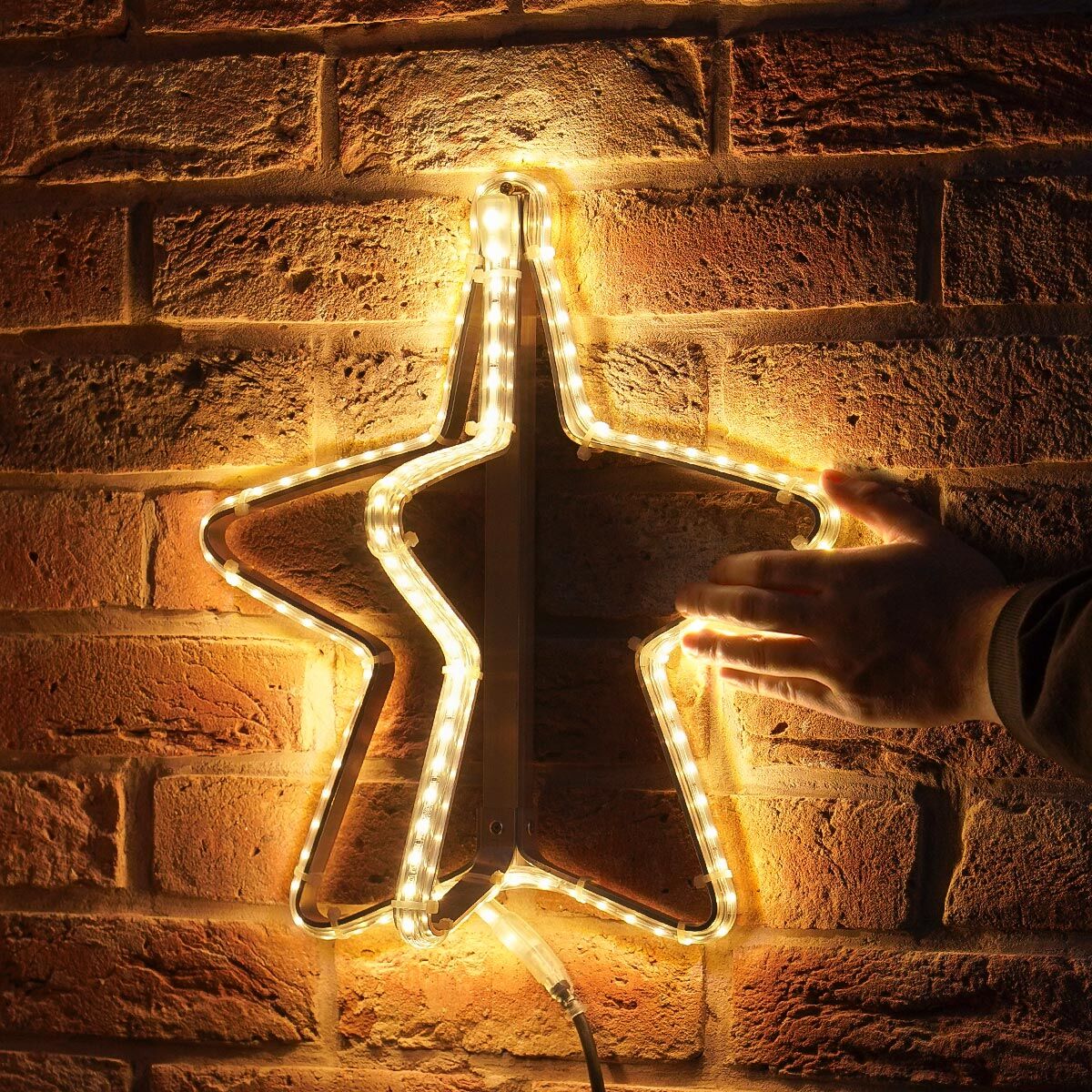 ConnectPro® 40cm Warm White Star Light Outdoor Silhouette image 2