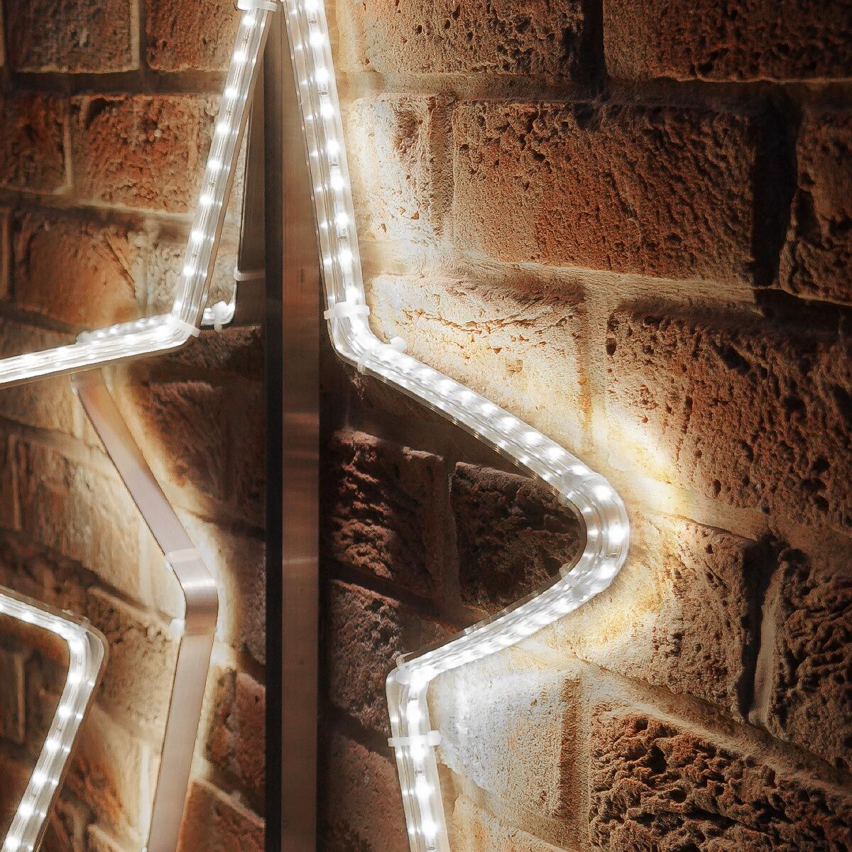 ConnectPro® 55cm White Star Light Outdoor Silhouette image 3