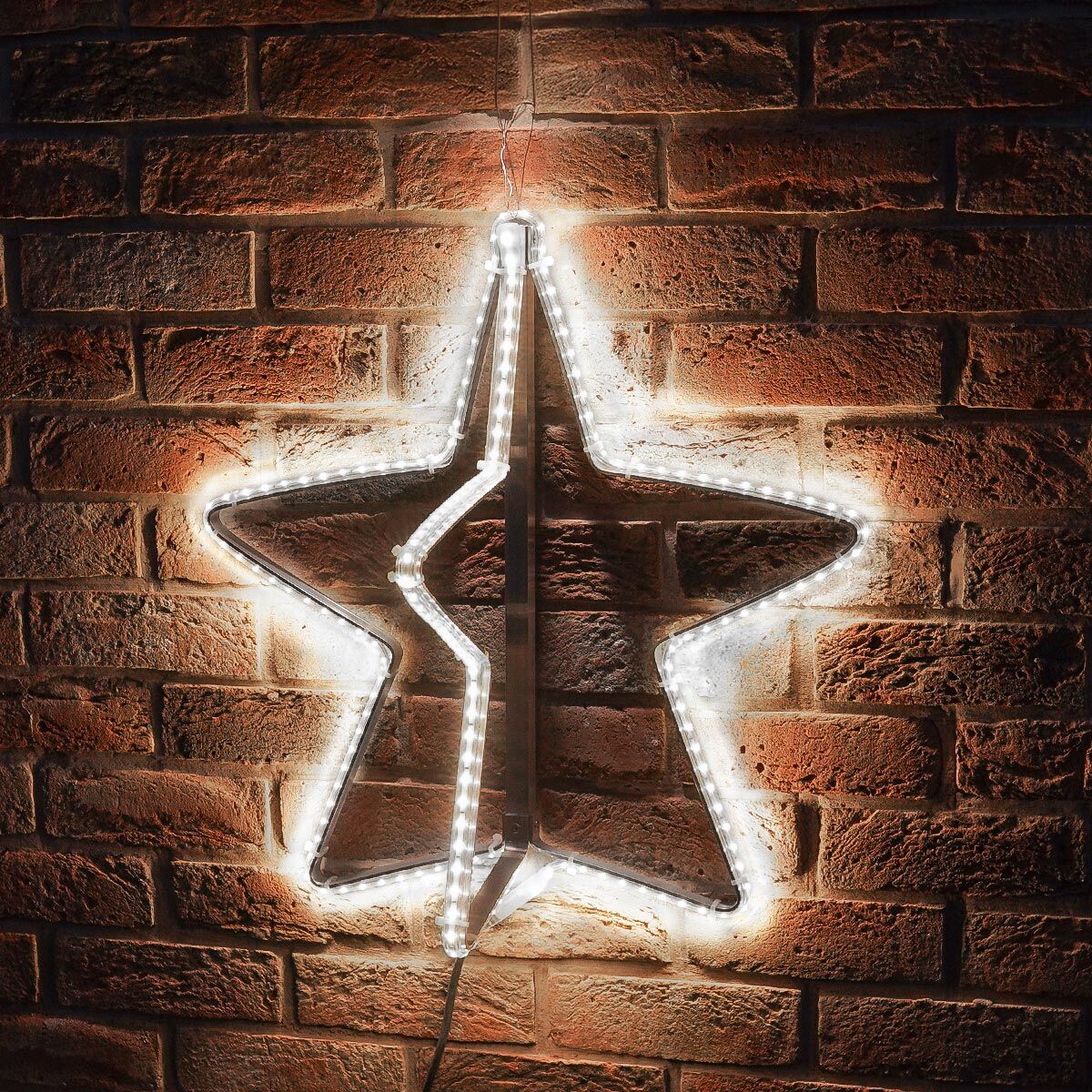 ConnectPro® 55cm White Star Light Outdoor Silhouette image 4