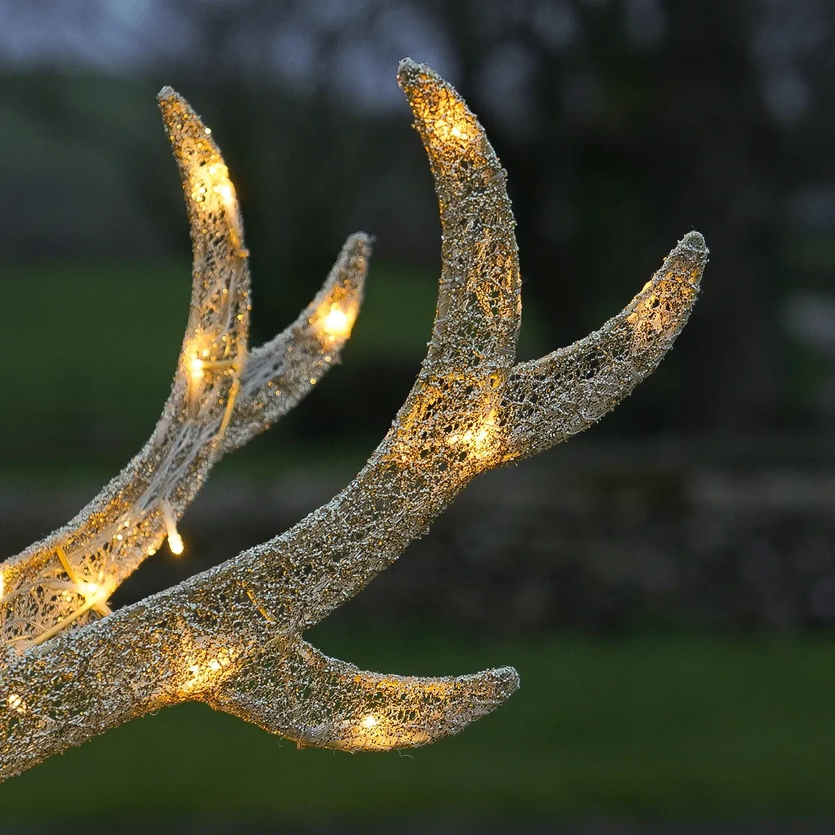 1.5m Outdoor Light up Reindeer Stag Christmas Figure with Moving Head image 2