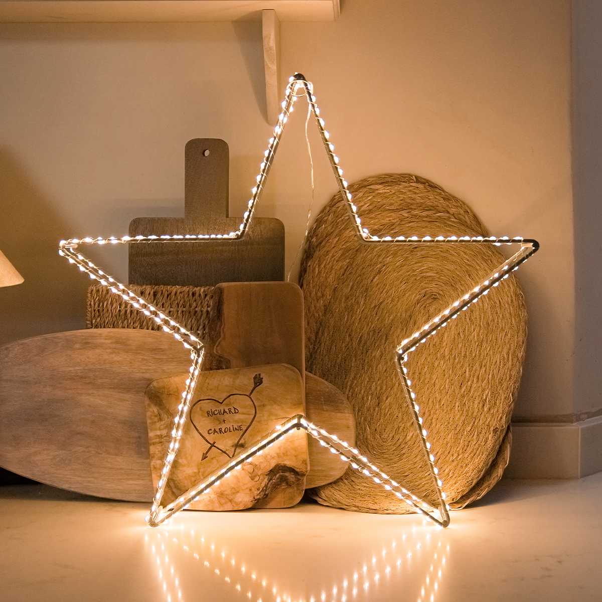 58cm Micro LED Star Light Christmas Decoration image 2