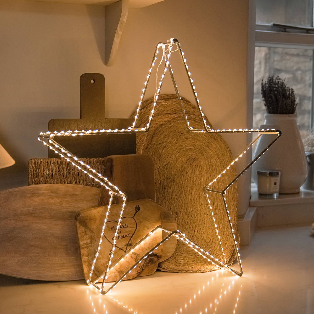 58cm Micro LED Star Light Christmas Decoration image 3
