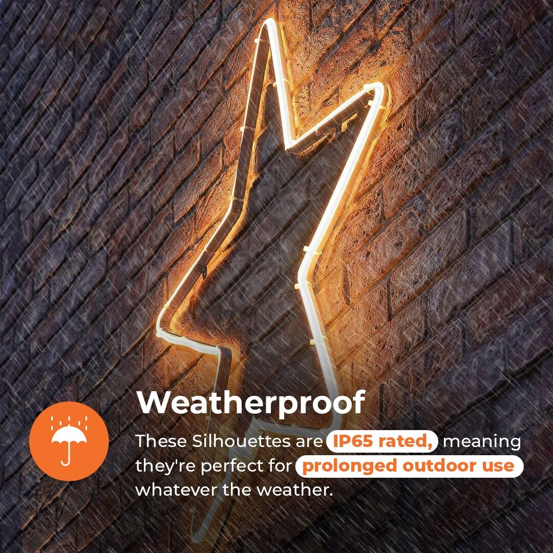 ConnectPro® 85cm Red LED Connectable Outdoor Neon Flex Star Light image 4