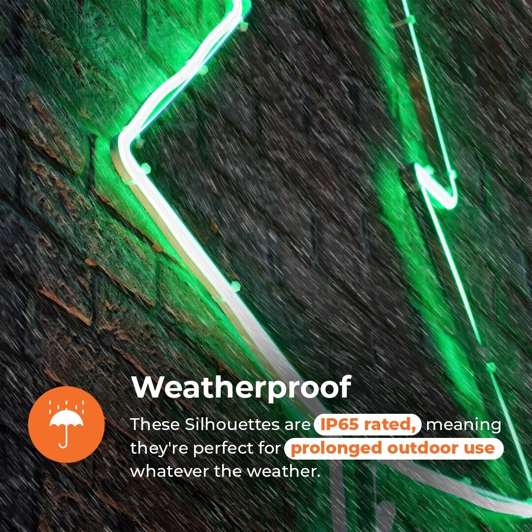 1.3m ConnectPro® Outdoor LED Neon Flex Christmas Tree Silhouette, Connectable image 3