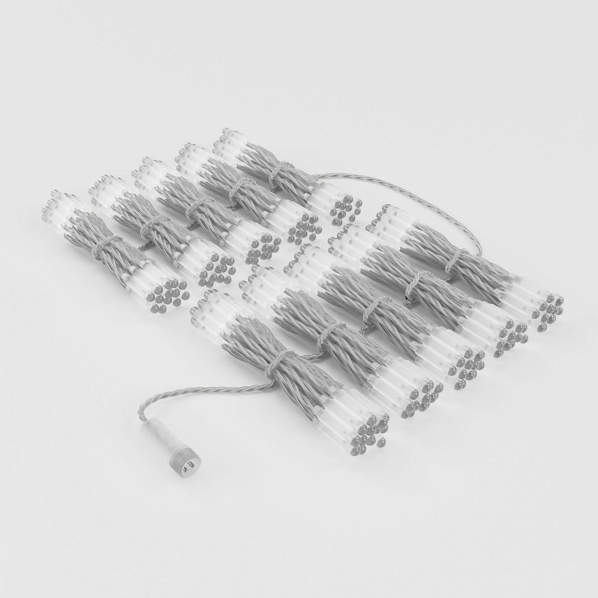 Twinkly Pro 250 RGBW LED 1m x 2m Curtain Lights, Transparent Cable image 2