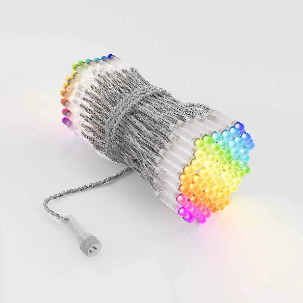 Twinkly Pro 250 RGB LED Icicle Light, Transparent Cable image 1