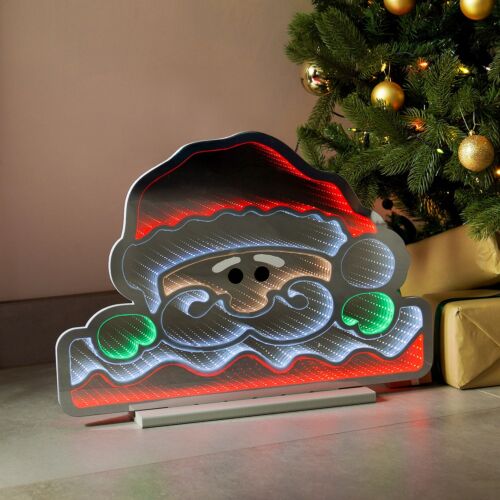 60cm Infinity Peeping Santa Christmas Figure