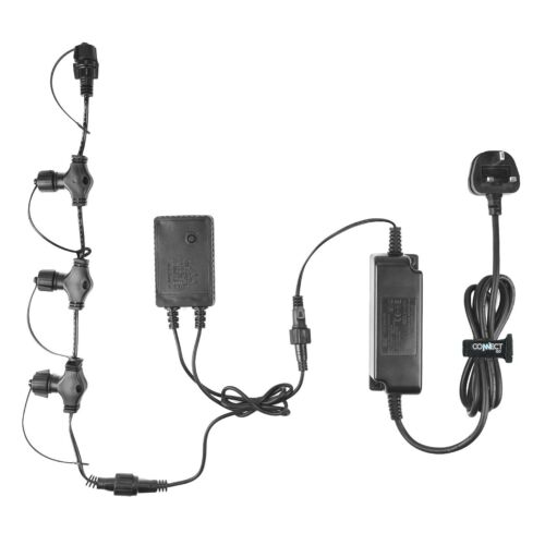 ConnectGo® Large Transformer, UK Plug, Black Cable