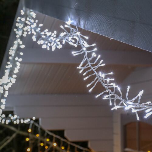 ConnectGo® Outdoor LED Cluster Lights, Connectable, Clear Cable