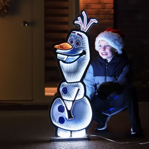90cm Outdoor ©Disney Christmas Decoration Infinity Mirror Olaf