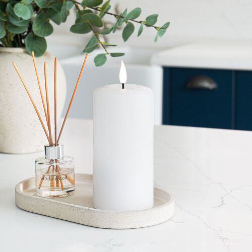 Ember™ Signature White LED Candle 15cm